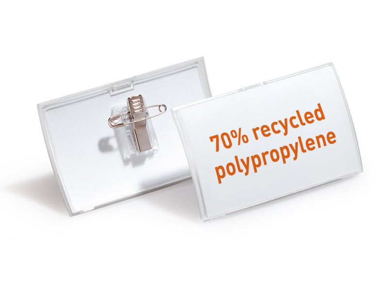 DURABLE Porte-badge Click Fold, avec pince combi, 90 x 54 mm