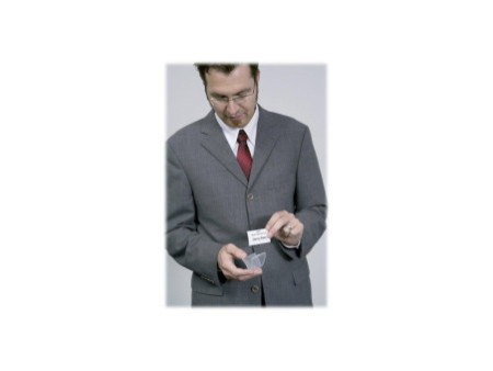 DURABLE Badge Click Fold, avec aimant, 90 x 54 mm, flexible