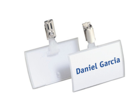 DURABLE Porte-badge Click Fold, avec clip, 90 x 54 mm
