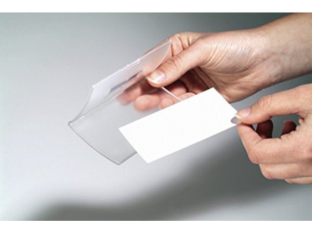 DURABLE Porte-badge Click Fold, avec clip, 90 x 54 mm
