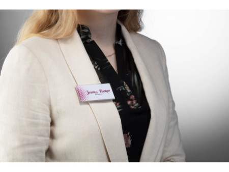 DURABLE Porte-badge à aimant, 75 x 40 mm, anti-rotation