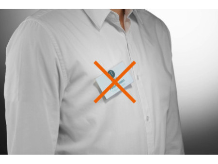 DURABLE Porte-badge à aimant, 90 x 54 mm, anti-rotation