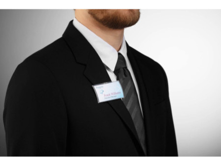 DURABLE Porte-badge Click Fold, 75 x 40 mm, anti-rotation