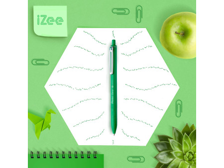 Pentel Stylo à bille rétractable iZee, vert