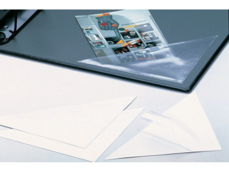 DURABLE Pochette triangulaire autocollante CORNERFIX