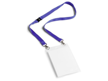DURABLE Badge évènementiel, avec ruban en tissu, A6