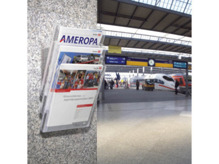 DURABLE Porte-brochures COMBIBOXX A4 set L, transparent