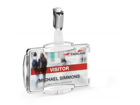 DURABLE Porte-badge 'RFID SECURE MONO', pour 1 badge