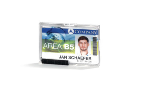 DURABLE Porte-badge PUSHBOX TRIO, transparent