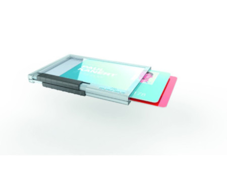 DURABLE Porte-badge PUSHBOX TRIO, transparent