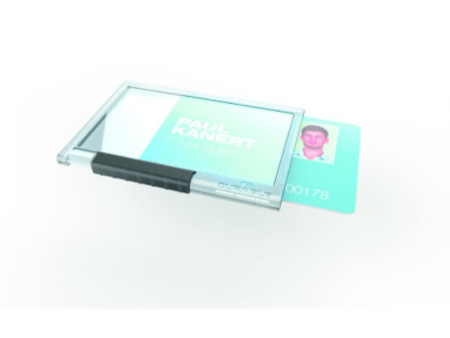 DURABLE Porte-badge PUSHBOX TRIO, transparent