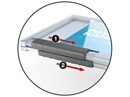 DURABLE Porte-badge 'PUSHBOX DUO', pour 2 cartes