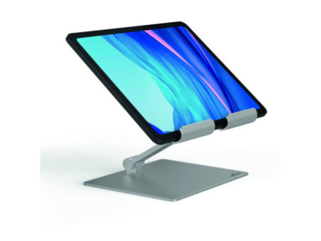 DURABLE Support pour tablette RISE, argent métallisé