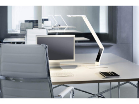LUCTRA Lampe de bureau à LED TABLE LINEAR BASE, blanc