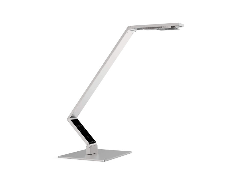 LUCTRA Lampe de bureau à LED TABLE LINEAR BASE, argent