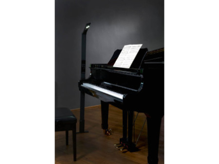 LUCTRA Lampadaire mobile rechargeable à LED FLEX, noir
