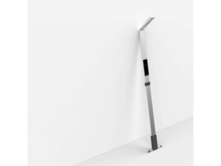 LUCTRA Lampadaire mobile rechargeable à LED FLEX, argent