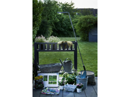 LUCTRA Lampadaire mobile rechargeable à LED FLEX, argent