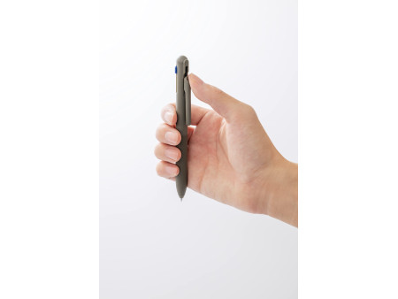 Pentel Stylo à bille rétractable multicolore Calme-3, noir