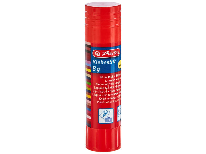 herlitz Bâton de colle, 8 g, sans solvant, incolore