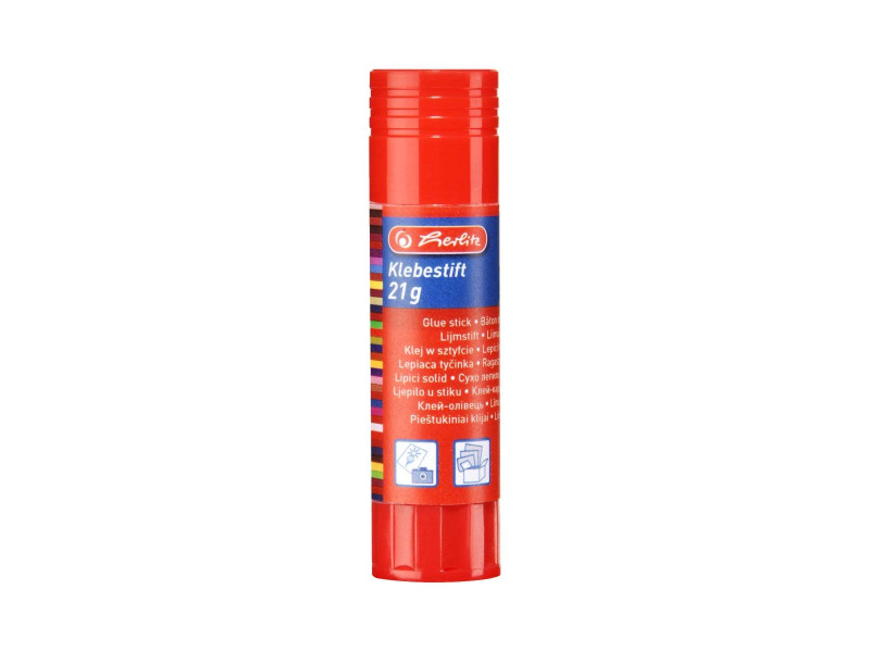herlitz Bâton de colle, 21 g, sans solvant, incolore