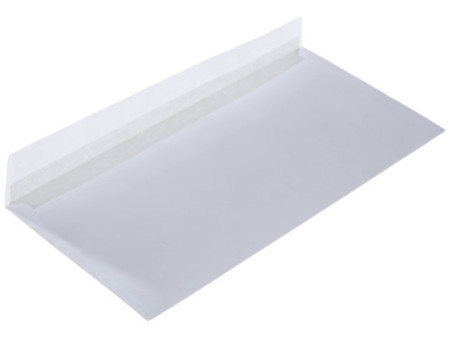 herlitz Envellope, format long, sans fenêtre, blanc