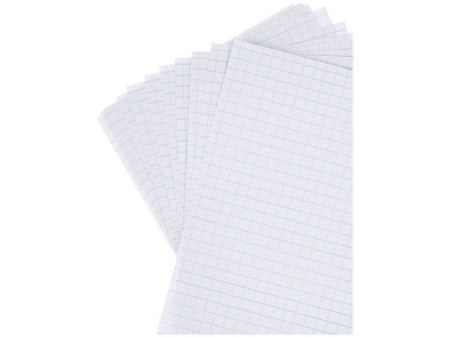 herlitz Fiches bristol, A6, quadrillé, en papier, blanc