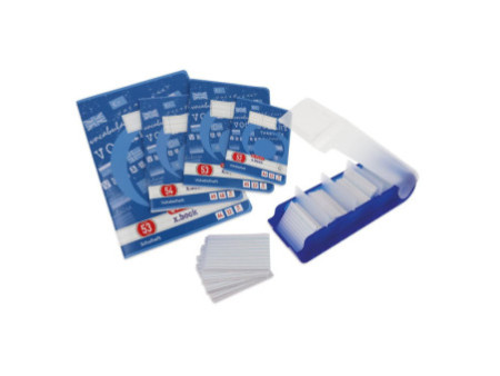 herlitz Fiches bristol, A8, ligné, blanc