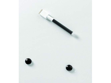 herlitz Tableau mixte, (L)600 x (l)400 mm, cadre en bois