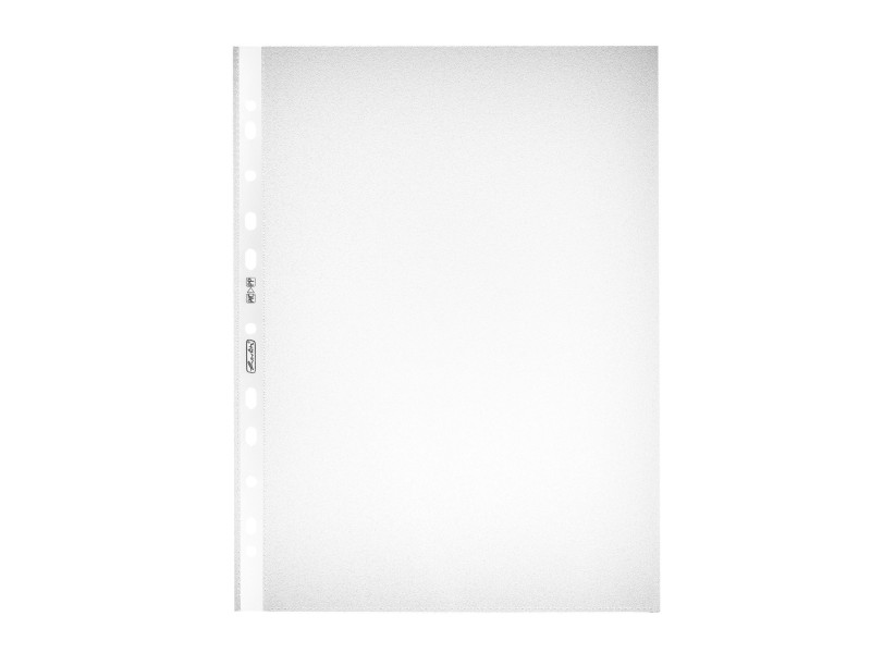 herlitz Pochette perforée, A4, grainé, 0,042 mm