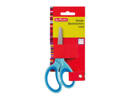 herlitz Ciseaux de bricolage Design, rond, longueur: 132 mm