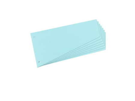 herlitz Intercalaires, trapézoidal, carte lustrée, bleu