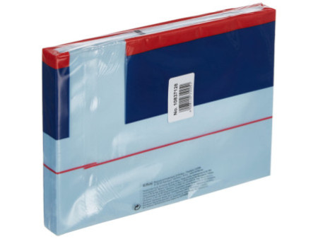 herlitz Fiches bristol, A5, uni, bleu
