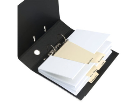 herlitz Interclaires, trapézoidal, carte lustrée, rose