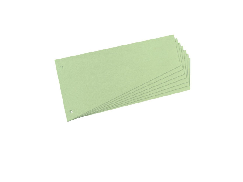 herlitz Intercalaires, trapézoidal, A4, carte lustrée, vert