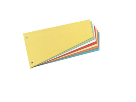 herlitz Intercalaires, trapézoidal, carte lustrée, jaune