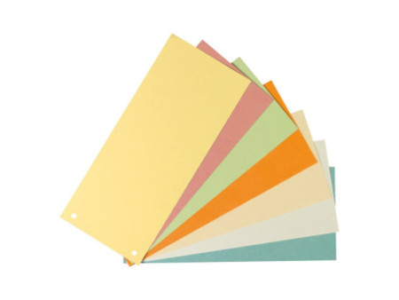 herlitz Intercalaires, pour format A4, carte lustrée, vert