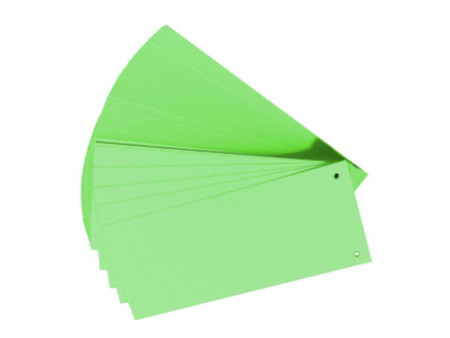 herlitz Intercalaires, pour format A4, carte lustrée, vert