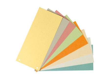 herlitz Intercalaires, pour format A4, carte lustrée,chamois