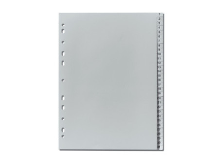 herlitz Intercalaires en plastique, chiffres, A4, 31 touches