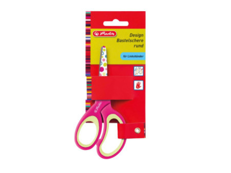 herlitz Ciseaux de bricolage Design, rond, longueur: 132 mm