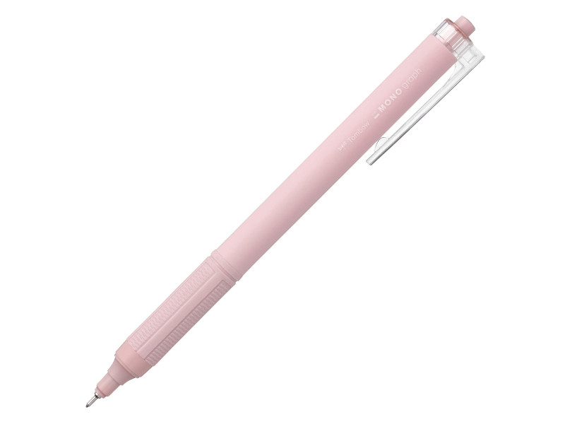 TOMBOW Stylo à bille rétractable 'MONO graph Lite', rose