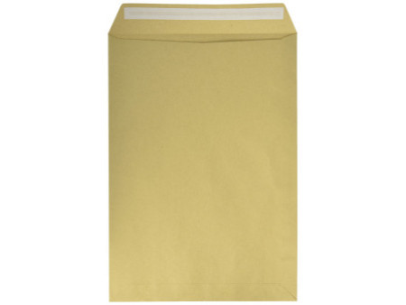 herlitz Enveloppe d'expédition, C4, sans fenêtre, marron