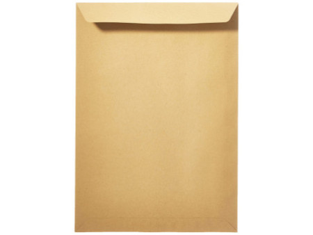 herlitz Enveloppe d'expédition, C4, sans fenêtre, marron