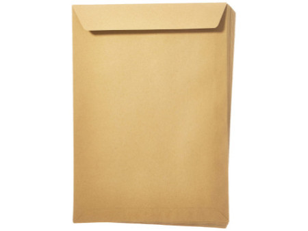 herlitz Enveloppe d'expédition, C4, sans fenêtre, marron