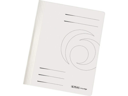 herlitz Chemise à lamelle easyorga, carte lustrée, blanc