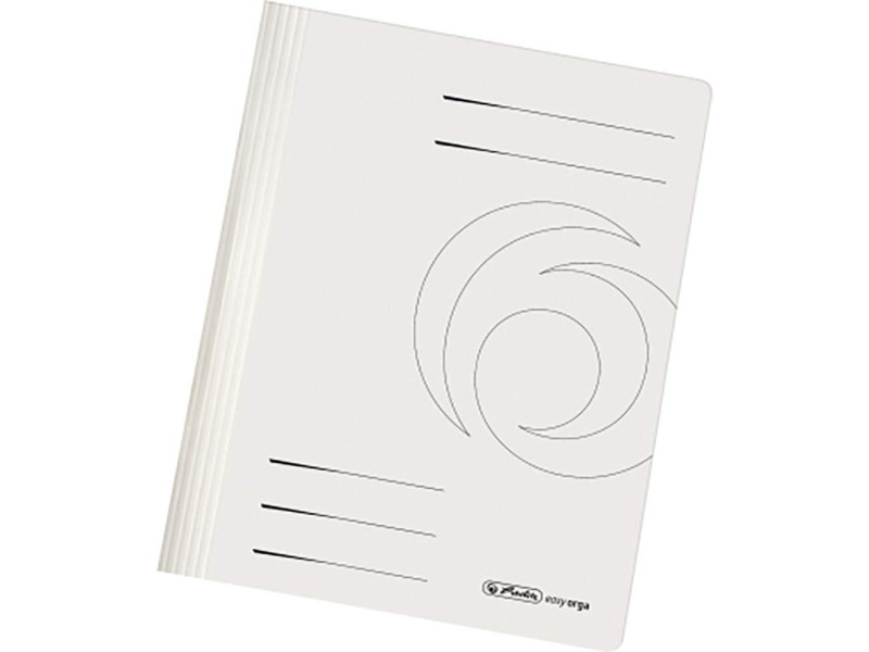 herlitz Chemise à lamelle easyorga, carte lustrée, blanc