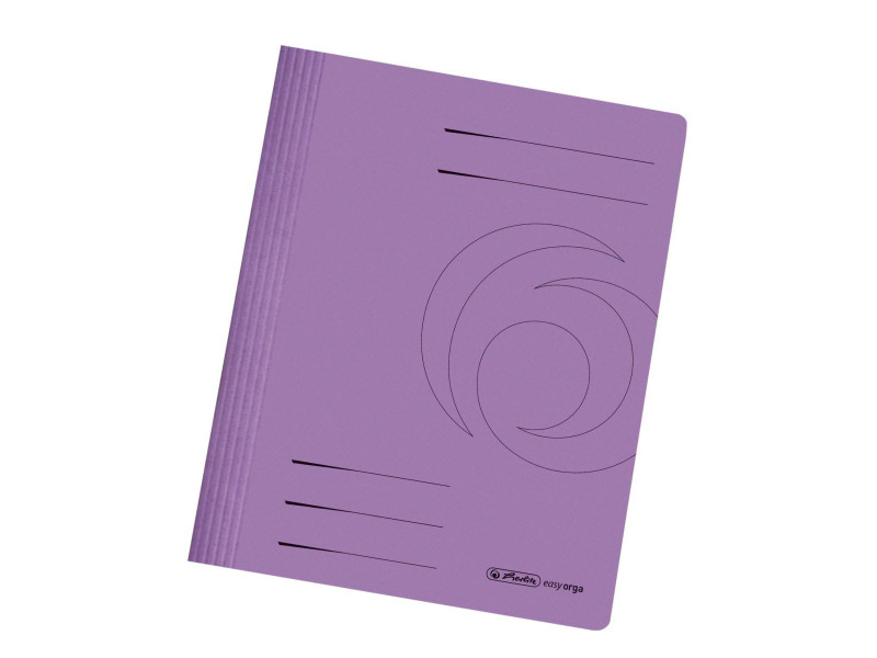 herlitz Chemise à lamelle easyorga, carte lustrée, violet