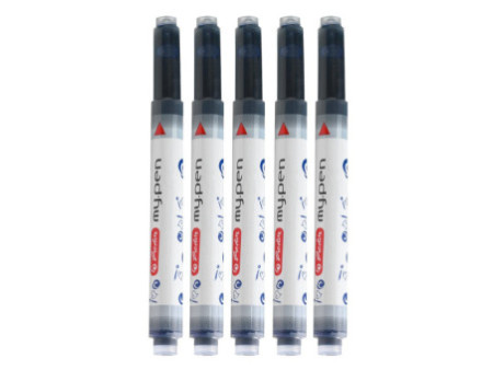 herlitz Cartouches d'encre longues 'my.pen', bleu