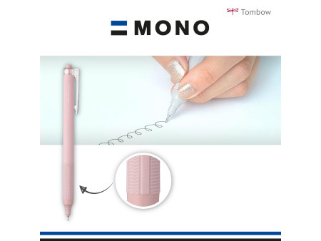 TOMBOW Stylo à bille rétractable 'MONO graph Lite', rose